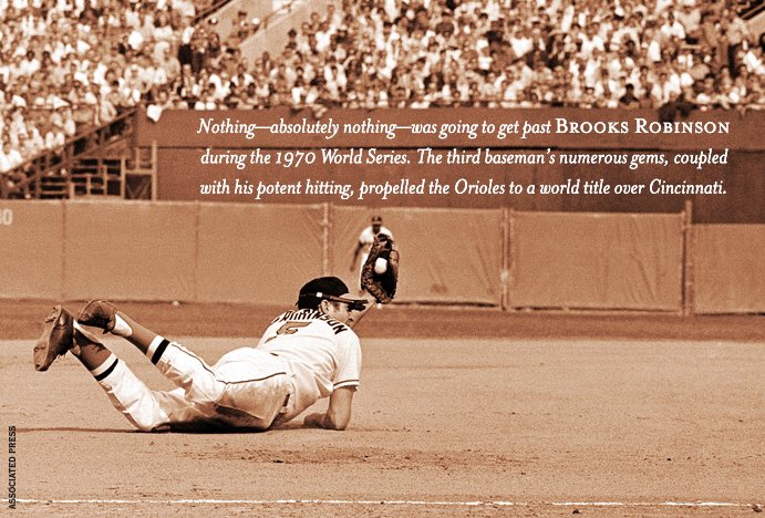 And a very happy birthday to HOFer Brooks Robinson!!! 