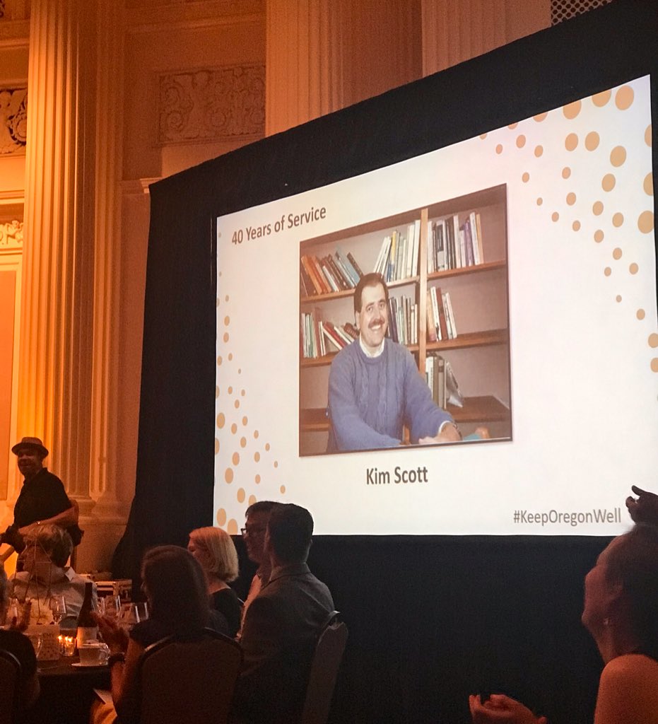 SwaimStrategies's tweet photo. We’re celebrating CEO Kim Scott’s amazing 40 years of service @TrilliumFamily tonight and imagining what’s possible for our kids, our communities and ourselves when we support mental health. #KeepOregonWell https://t.co/xV3omLiCwo