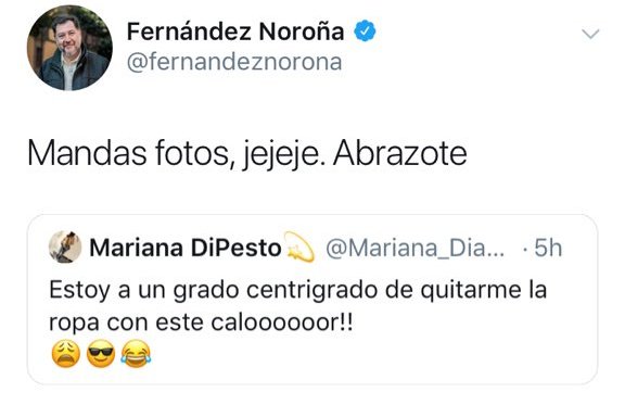 SOYELPRIAN_'s tweet photo. @fernandeznorona @FelipeCalderon Licenciado en #MandaElPack
Pinche puerco.
#LadyNoroña
#NoroñaChallenge https://t.co/1mtLmkWe3p