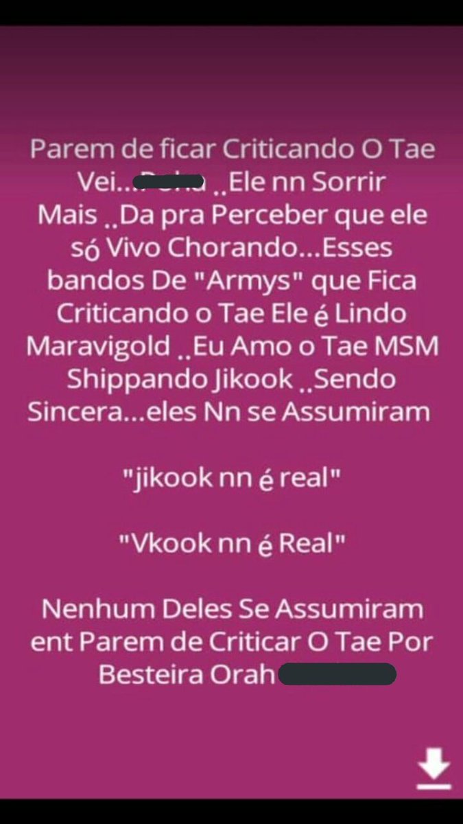 billieuniters's tweet photo. ELES NÃO SÃO BONECOS DE SHIPP NÃO GENTE, ELES TEM UMA AMIZADE LINDA TODOS SÃO CHEIOS DE TALENTO, SO PAREM!!!!!
#TaehyungYouArePerfect 
#ForcaTae
@bts_bighit https://t.co/EScKvJyaUB