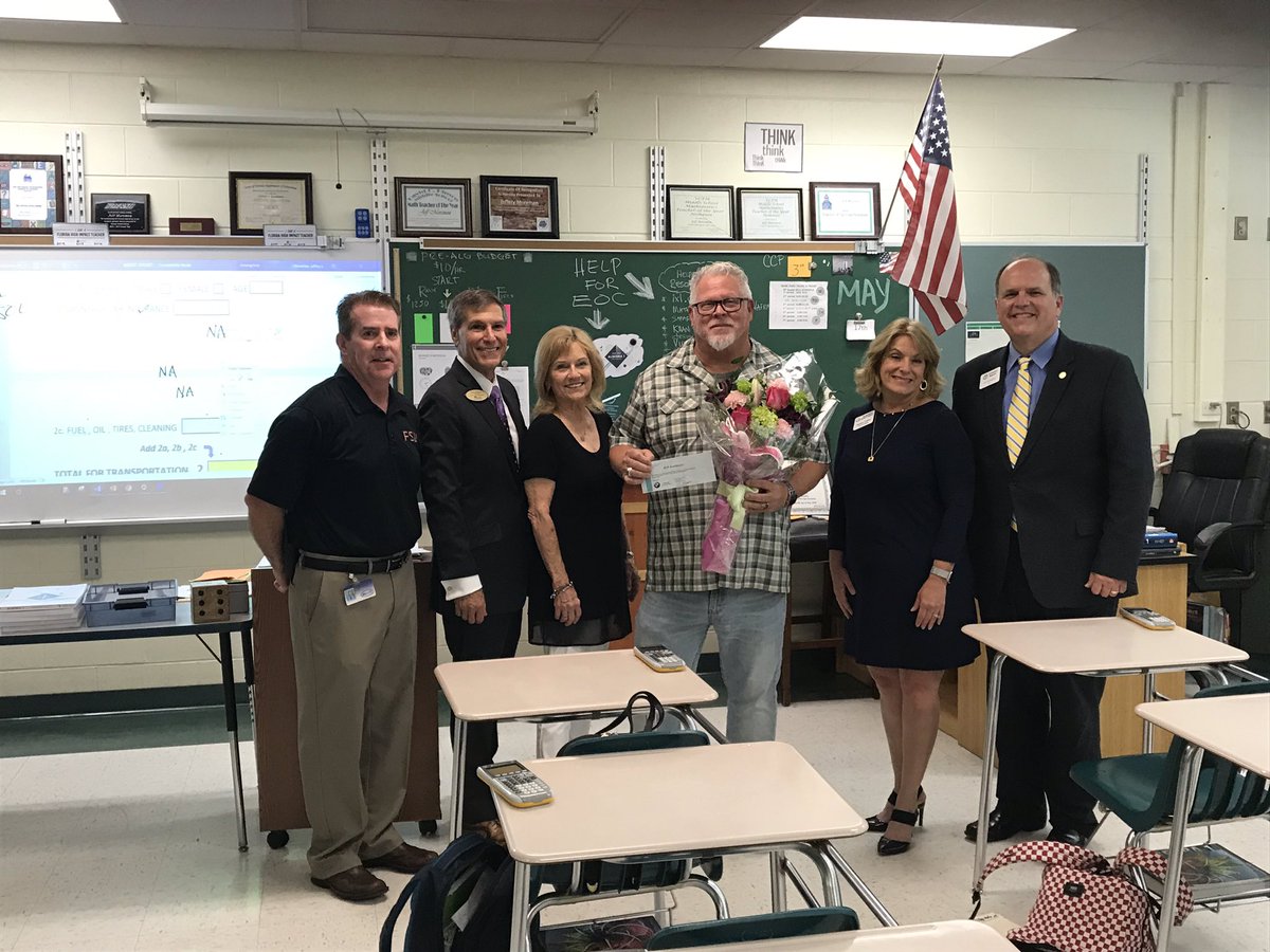 Congratulations to Jeff Moremen for being honored for The Teacher of The 4th Quarter. Jeff is also retiring and our students and staff will miss this great educator!  Why is Mr.Moremen so special... he teaches from his heart!