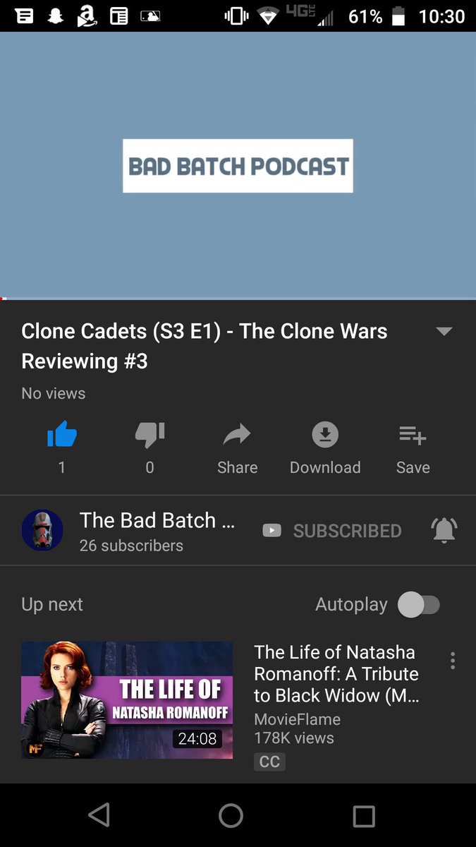 BadBatchPodcast's tweet photo. New Clone Wars Review is up! Clone Cadets S3 E1 #StarWars #StarDestroyerSaturday #tcw #starwarstheforceawakens #ThePhantomMenace #StarWarsBattlefrontII #AvengersEndgame https://t.co/fRmLsYd7l1