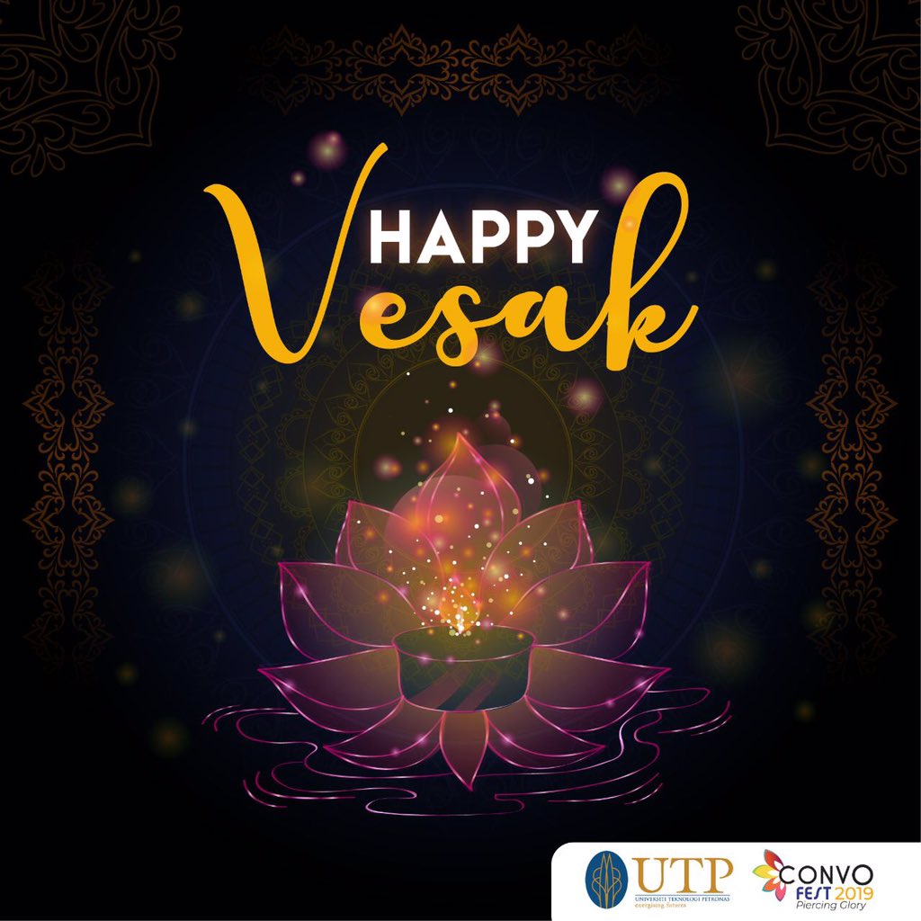 CONVOFEST_UTP's tweet photo. Happy Vesak Day to all who celebrate 💕
.
#FROMUSTOYOU
#CONVOFEST2019
#PIERCINGGLORY https://t.co/5UHYMwznkt