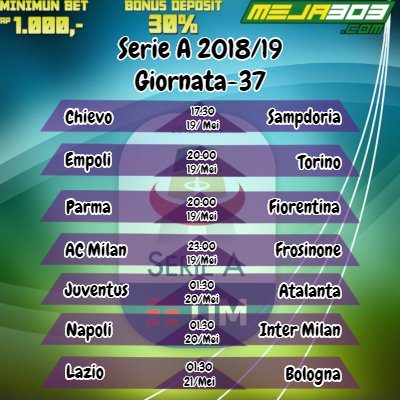 instagram.com/meja303/ 

#jadwalpertandingan #jadwalbolaterbaru #prediksibola #prediksibolajitu #prediksibolaonline #agenjudibola #agenjudibolaonline #agenjudibolaterbaik #agenjudibolaterpercaya #judibolaonline #prediksiparlay #prediksiparlayjitu #meja303 #SerieA #laliga