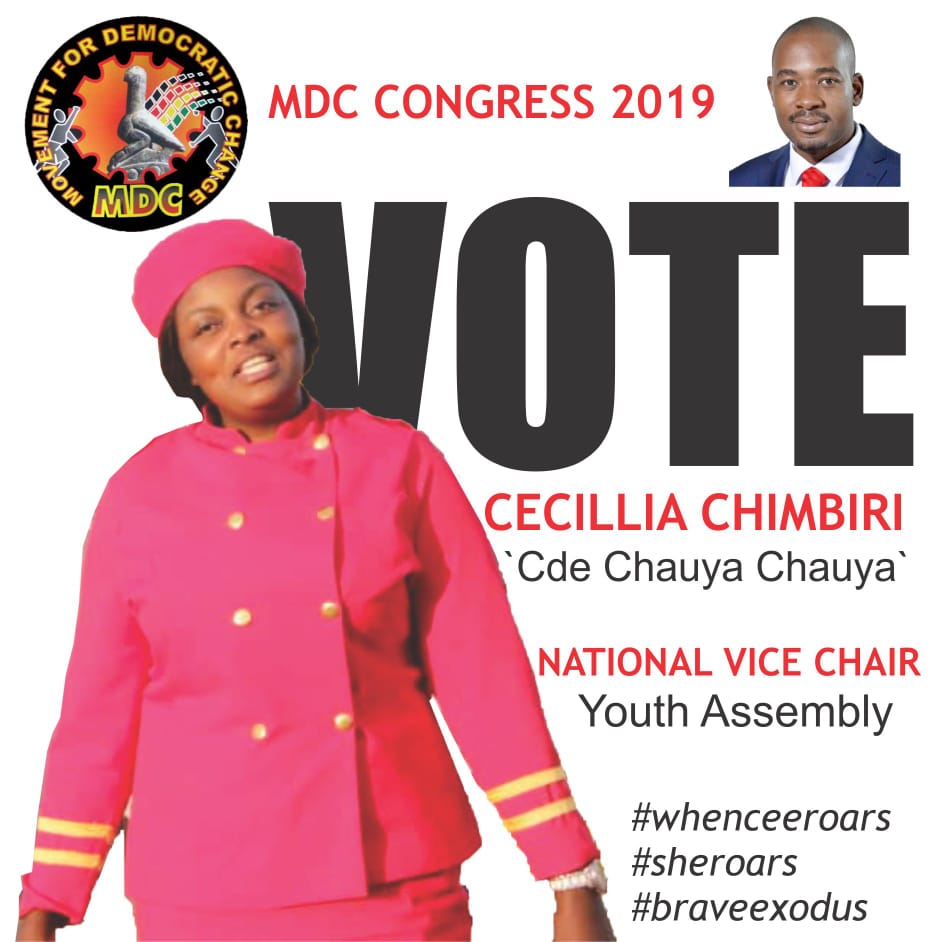 The #MDCCongress2019 will hopefully usher in a leadership that shall be representative of the great ideas the party is endowed with. A vote for Cecilia Chimbiri for Youth Assembly 2IC is a show of Confidence in the politics of Big Ideas