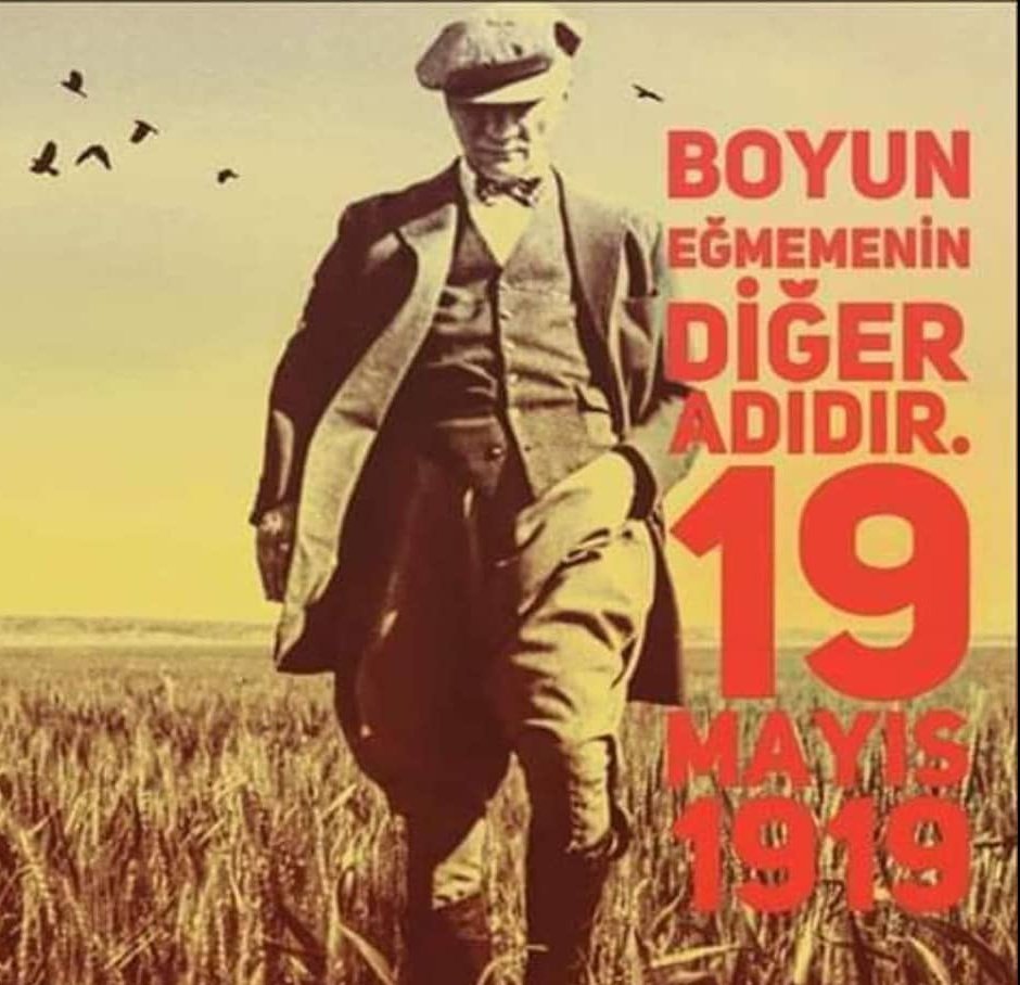 Türkiye Cumhuriyeti İlelebet Payidar Kalacaktır...🇹🇷🇹🇷🇹🇷

Mustafa Kemal Atatürk ~
Saygı sevgi ve minnetle ❤️

19 Mayıs 1919 Gençlik Ve Spor Bayramımızın 100 cu yılı Kutlu Olsun .
🎈🎈🎈