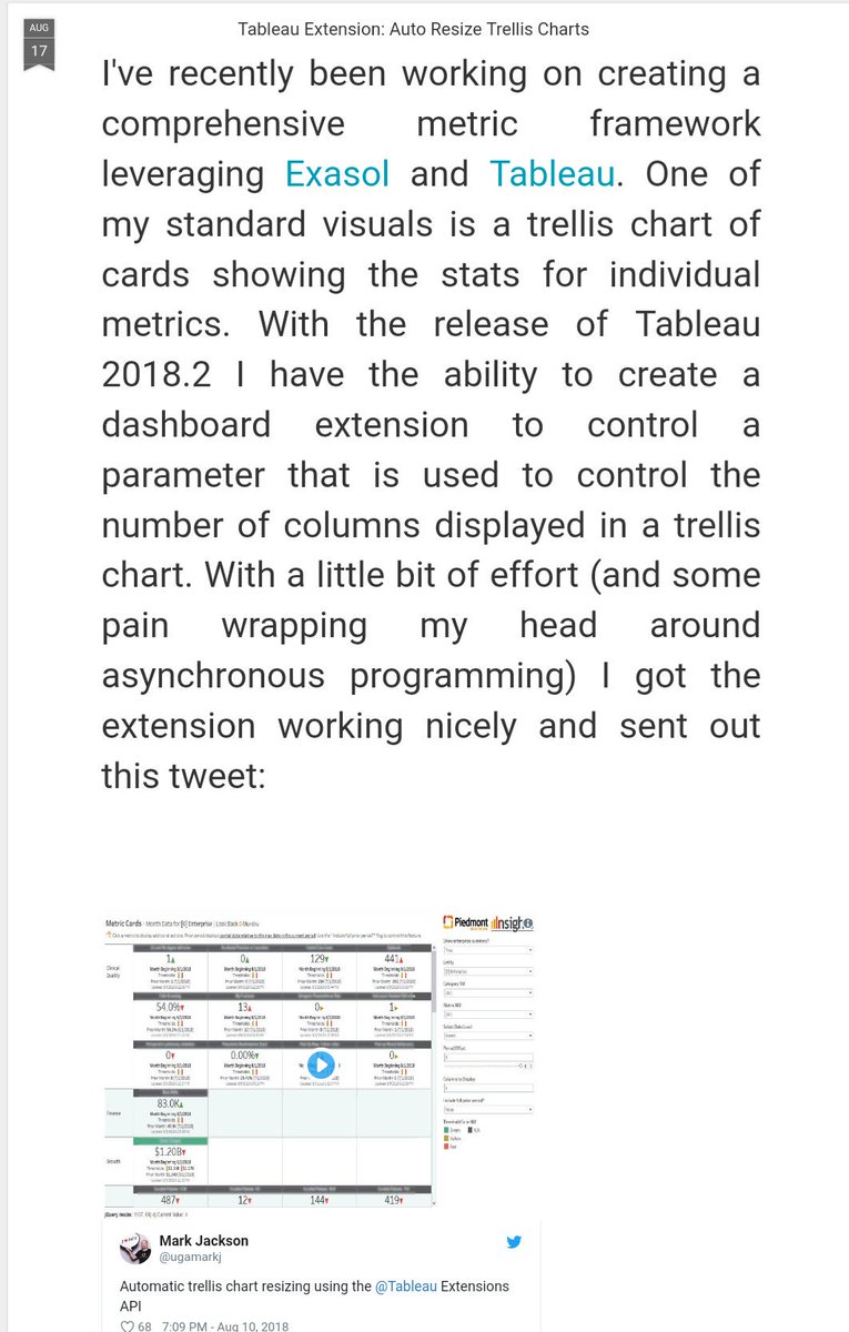 steven4320555's tweet photo. @cgoodman3 @tableau This blog post and #TableauExtension by @ugamarkj should be of your interest. Very resourceful blog.
https://t.co/7zZq3iZaD3 https://t.co/b7P1P6TwRz
