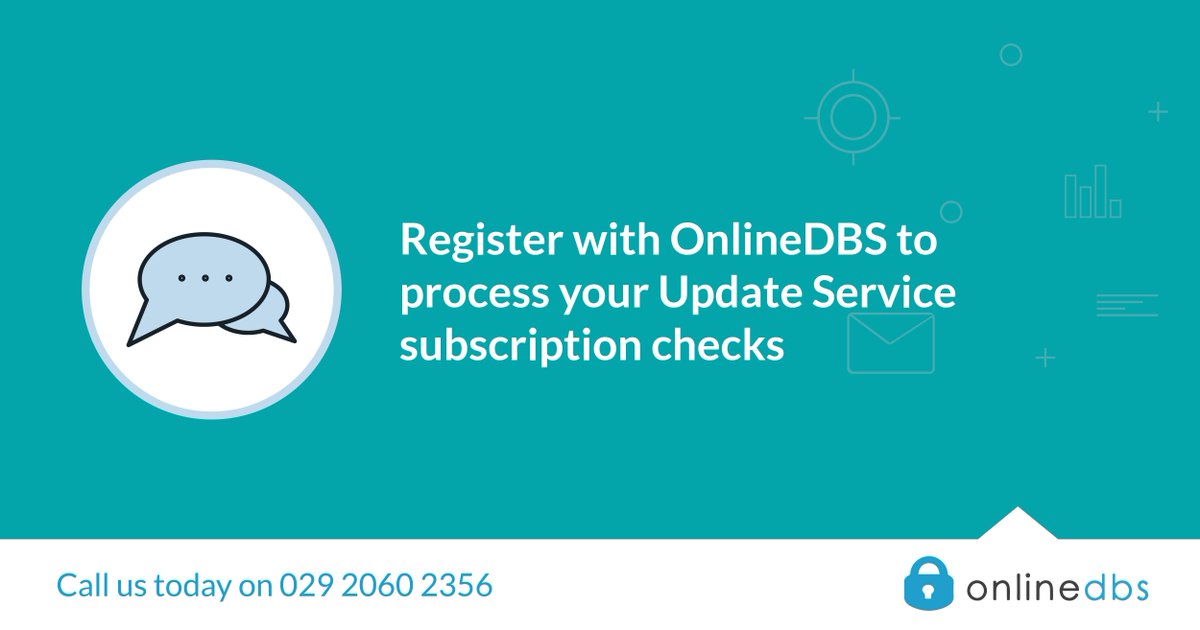 ChecksDirect's tweet image. Register with #OnlineDBS to process your #UpdateService subscription checks &amp;gt;&amp;gt; onlinedbs.co.uk/other-checks-a… #DBSStatusChecks #DBSChecks