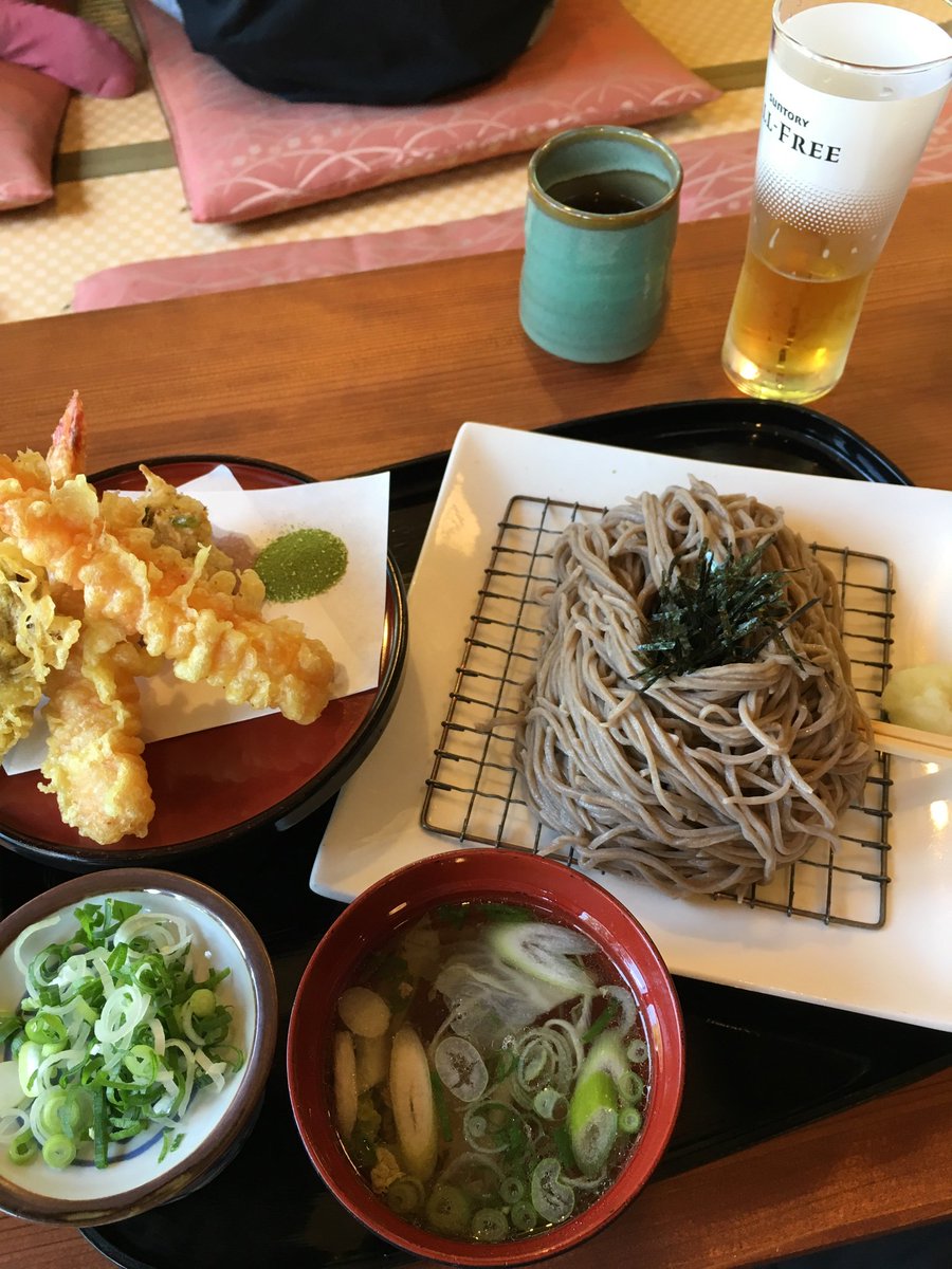Gaku Harada 今日のランチ 八雲庵の天ざる 旨し 松江城 松江 八雲庵 出雲そば 島根県