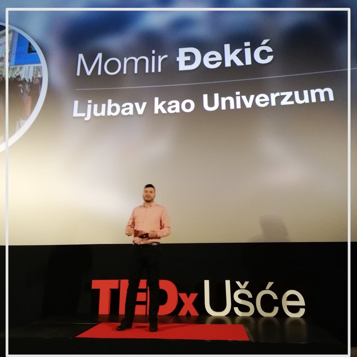TEDxUsce's tweet photo. Prvi govornik u bloku Quantum &amp; Love je @zimadolazi sa temom "Ljubav kao Univerzum". Poslušajte ga putem LIVE STREAM-a.
Prijavi se na sajtu https://t.co/s3t8NN0fgV

#TEDxUšće #tedxusce2019 #welcometothenewage https://t.co/b9GlTgJTR4