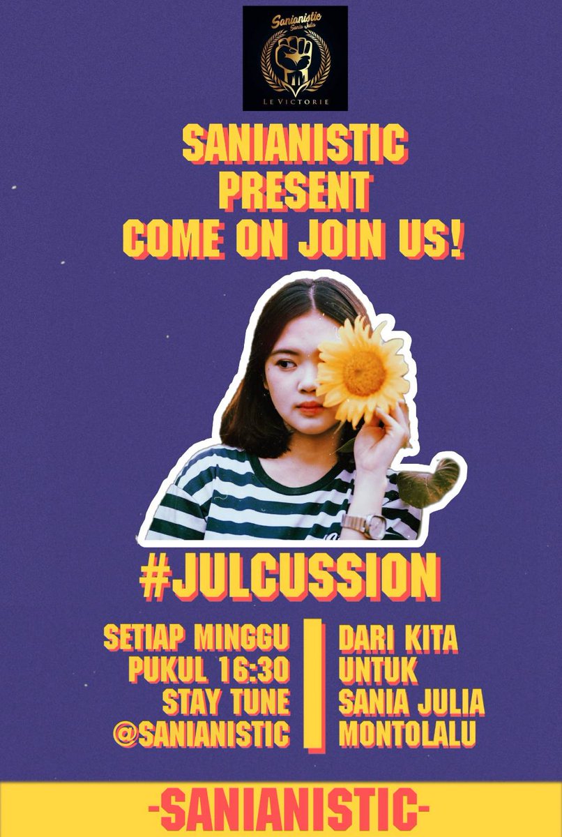 Sanianistic's tweet photo. Halo tweeps udah jam 16.30 waktunya #Julcussion yuhu~😎

Temanya : "kalo kalian cuma punya uang 100.000 , kalian mau ngapain sih sama @Julie_JKT48 dan mau dipake buat ngapain aja" 

Jangan lupa mention kita, mention @Julie_JKT48 dan hastag nya yaa🙏

#Julcussion
#Julcussion https://t.co/j2tjfI3CZv