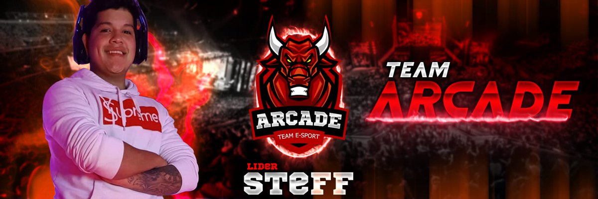 TeamArcade_'s tweet photo. Banner oficial del Team 😲
@bySteFFYT incluido https://t.co/O0LceTNEAQ