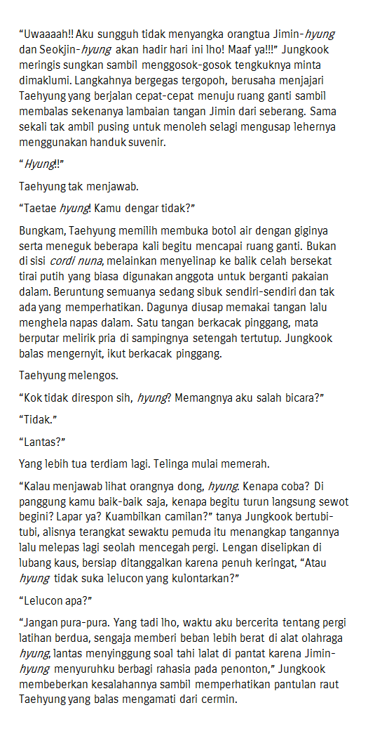 aiukimaru's tweet photo. #Taekook #Vkook short ficlet
-
"Aku cuma mau bilang, kamu nggak usah terlalu gemesin di atas panggung."
- https://t.co/fGimUh72n5