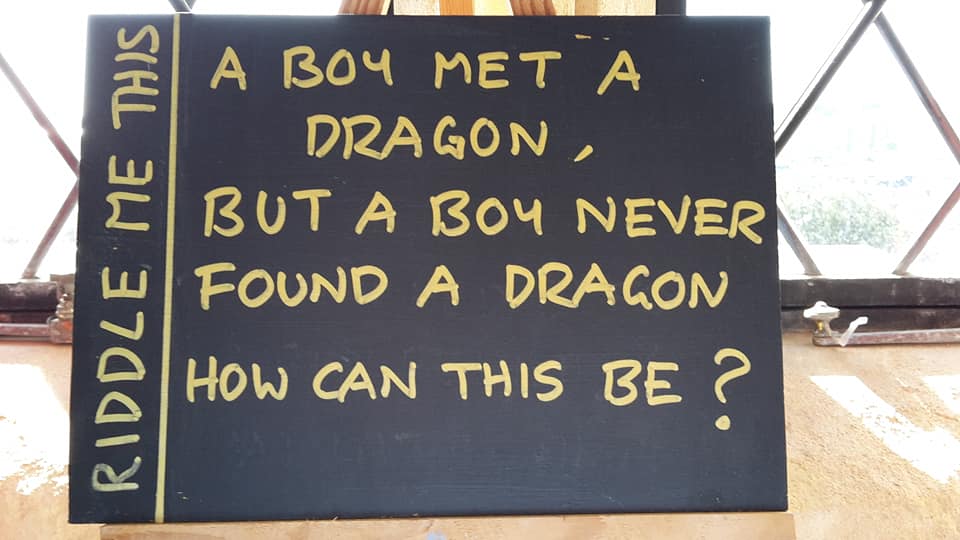 VCJLibrary's tweet photo. The DQ Library boards for the week to come #GOT #VCJ #Trivia #riddlemethis #learning #westerosweekly #TheEnd https://t.co/pDfexB8K5q
