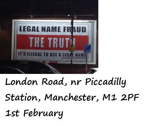 IceTruth1's tweet photo. #SundayMorning warning:
#LegalNameFraud=Your #IDsILLEGAL
Hackney and Manchester had #TruthBillboards #TruthBilboards #TruthBillboard
#SundayThoughts: run for your #BCCRSS
https://t.co/Drk6LhtTdu
#GreatManchesterRun #HackneyHalf #hackney5k #hackneyhalfmarathon #Manchester10K https://t.co/bSBvSWpFCz