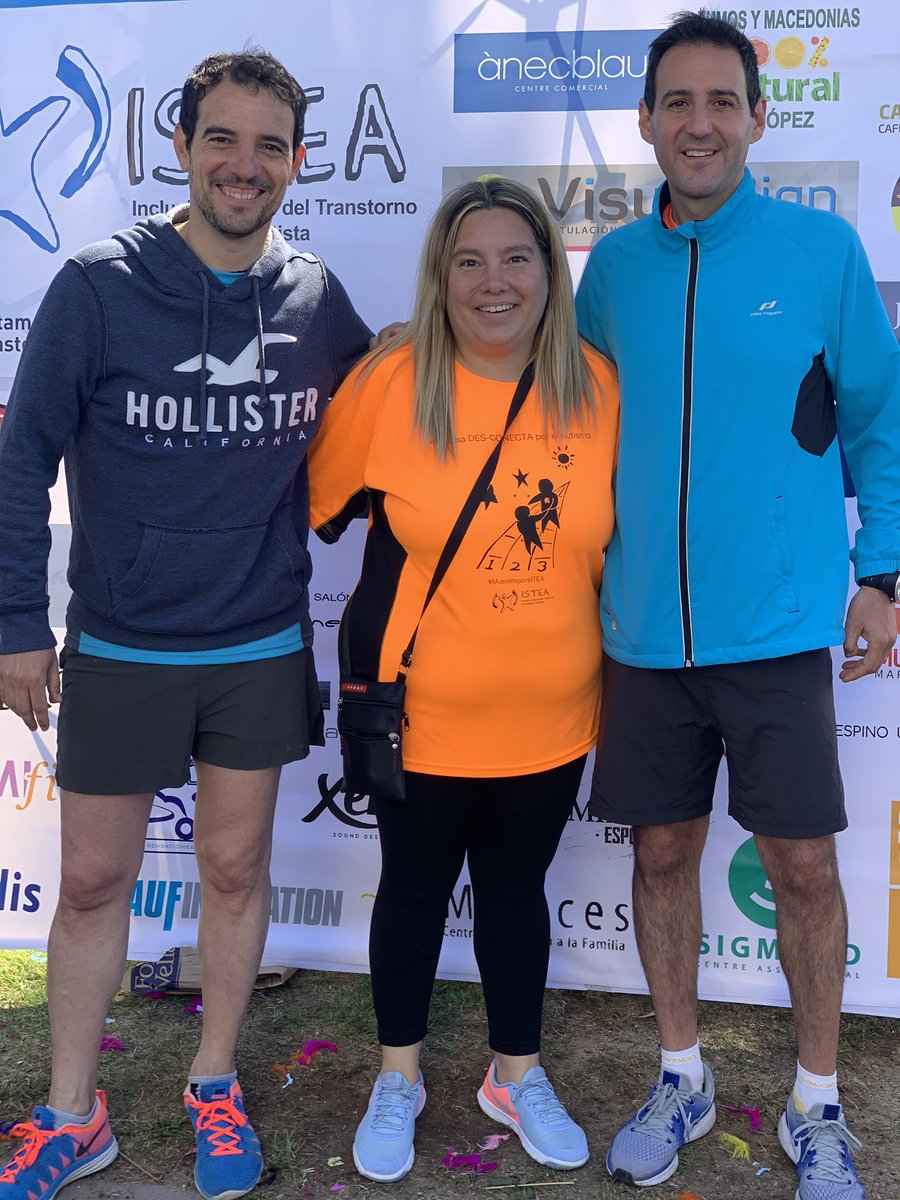 manureyeslopez's tweet photo. Un año más participando en la cursa Des-conecta por el Autismo de Istea. Enhorabuena a la organización y gracias por preocuparos por ayudar a tantas familias #deporte #autismo #istea #castelldefels #manualcalde2019 https://t.co/IJZNhYCuhL