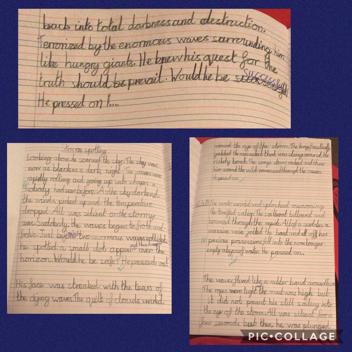 TarvinPrimary's tweet image. An absolutely stunning piece of writing from this Year 4 child linked to our class text, ‘The Whale’. #settingdescription #narrative #King-Smith #Year4 #inspired #motivated @LiteracyCounts1