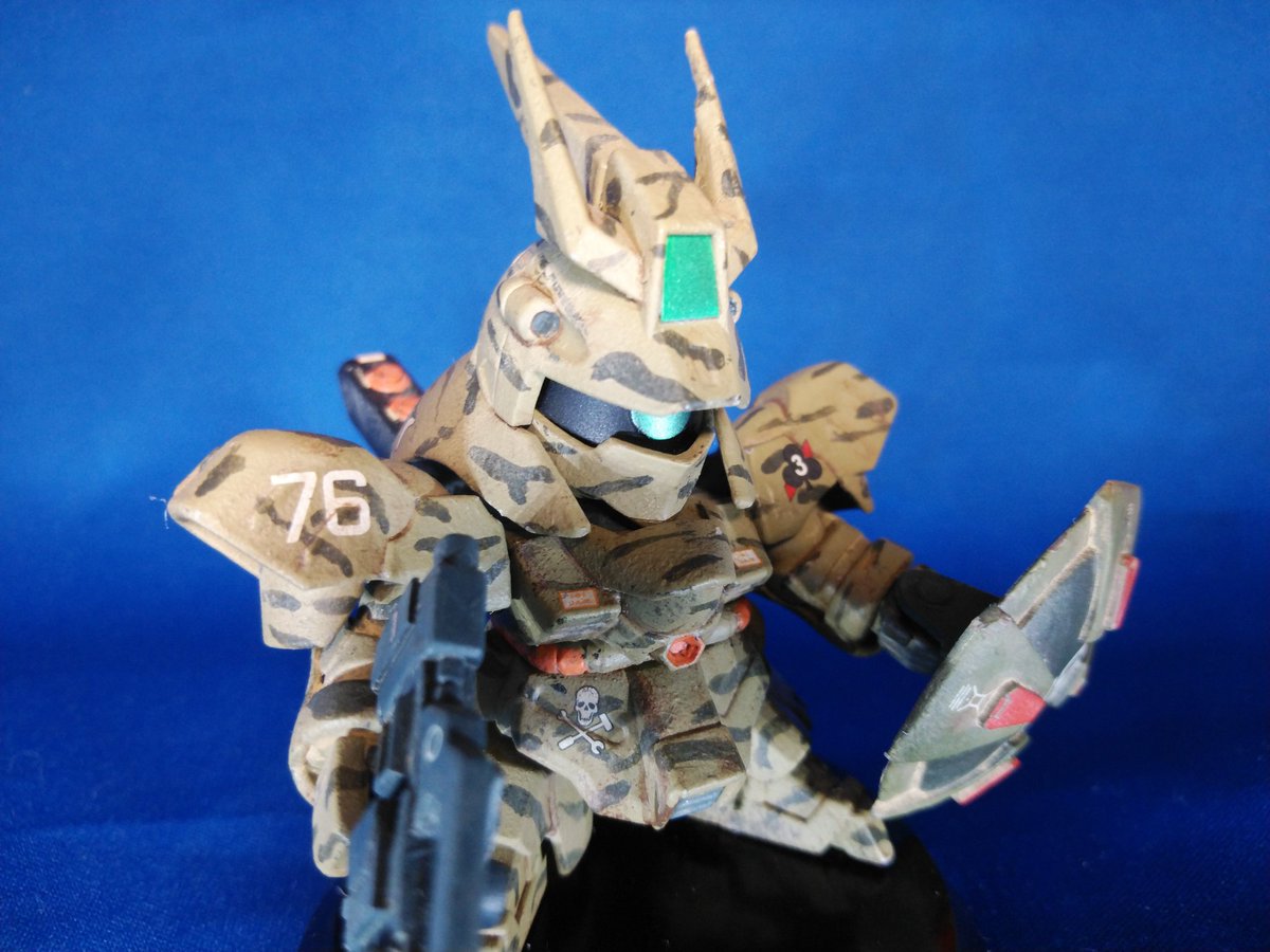 fakatayan's tweet photo. SDサザビー完成です！退院してから一年半、やっと見せれるものが出来ました https://t.co/unZ0oWqqzo