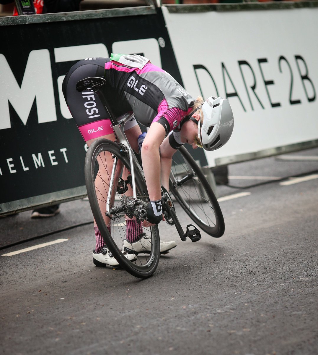 Mach problems for <a href="/abbiedentus/">Abbie</a> of <a href="/cycleteamonform/">Team OnForm</a> in the <a href="/TourSeries/">The Tour Series</a> in Durham #OVOTourSeries