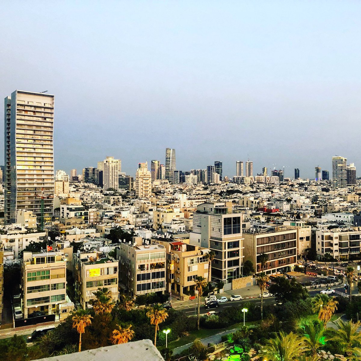 sarahj_weston's tweet photo. Sunset setting over the city on my trip to Tel Avjv this week. The city was alive with the hustle and bustle of #eurovision #liveevents #conference #lifeofaneventmanager https://t.co/lun4I2ACO6