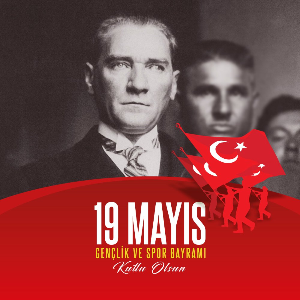 19 Mayıs Atatürk'ü Anma, Gençlik ve Spor Bayramı'mız Kutlu Olsun!
#papia
