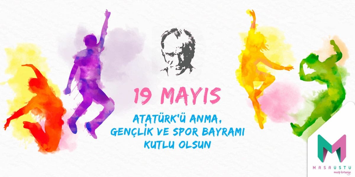 19 Mayıs Atatürk'ü Anma, Gençlik ve Spor Bayramınızı 100. yılında da aynı coşku ve heyecanla kutlarız.