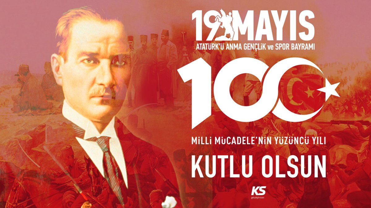 kolejinisec's tweet photo. 🇹🇷 🇹🇷 🇹🇷 🇹🇷 Milli Mücadele'nin 100. Yılı Kutlu Olsun 🇹🇷 🇹🇷 🇹🇷 🇹🇷 

#19mayıs2019 #atatürk #samsun #millimücadele  #100YıldırGenç #gençlikvesporbayramı https://t.co/1zWYxWQQyT