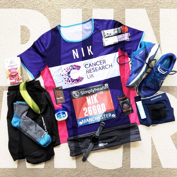 The road from the London Marathon continues. Good luck to buddies running the <a href="/SimplyhealthUK/">Simplyhealth</a> #GreatManchesterRun I’m back on home turf running in the Half Marathon for the first time. Race no 26680. Fundraising for <a href="/CR_UK/">Cancer Research UK</a> all donations welcome justgiving.com/runldn #MCRRUN