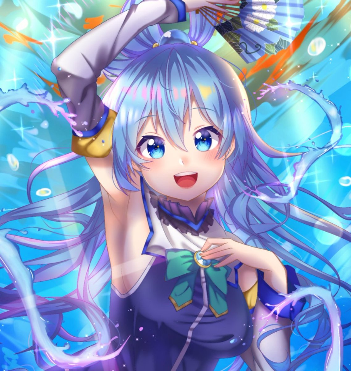 Aqua fanart that i drew yesterday UwU. pic.twitter.com/9IieBIGlGk. 