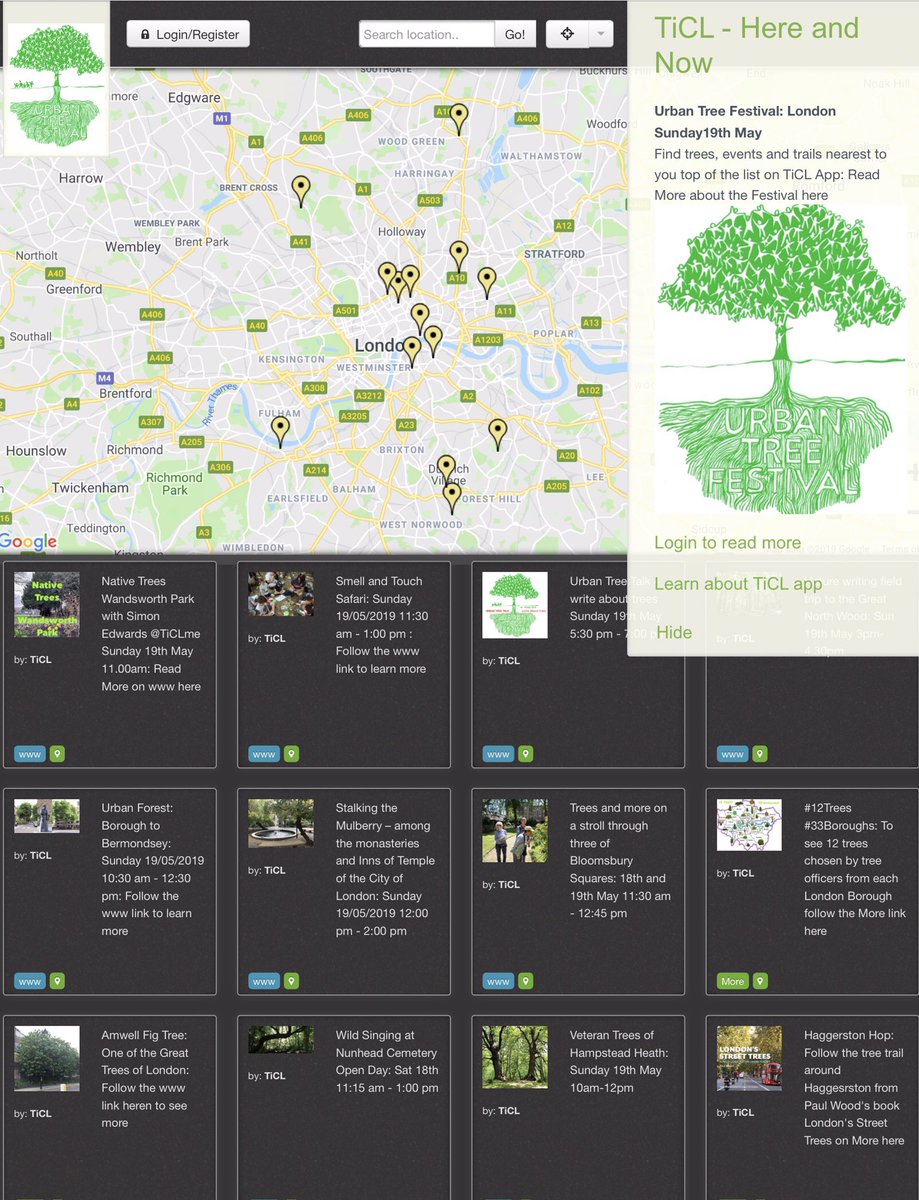 TiCLme's tweet photo. #TreesMatter #LearnAboutTrees
There are still a few places left for Sunday #UrbanTreeFestival events
If youโre quick you could still get on one today
Hereโs a map @TiCLme @MapLondon @museumofwalking @LondonNPC @LDN_environment
https://t.co/Ny3BjSUUKl
๐ฒโก๏ธ๐ณ https://t.co/QSgJ2IpCos