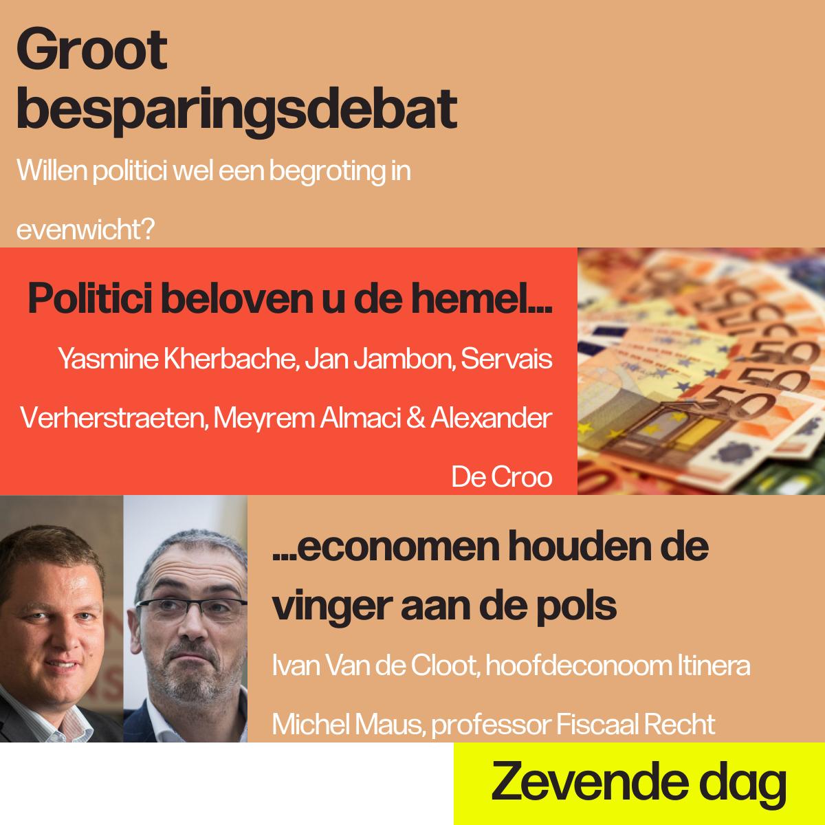 De7deDag's tweet photo. Om 11u een nieuwe aflevering met o.a. @GeertBourgeois, @guyverhofstadt, @kristofcalvo, @PeterDeRoover1, @Kherbache, @JanJambon, @ServaisV, @MeyremAlmaci, @alexanderdecroo, @MausMichel, @IvanVandeCloot, @jshln en @jdceulaer in #7dag https://t.co/ZshqesmjZo
