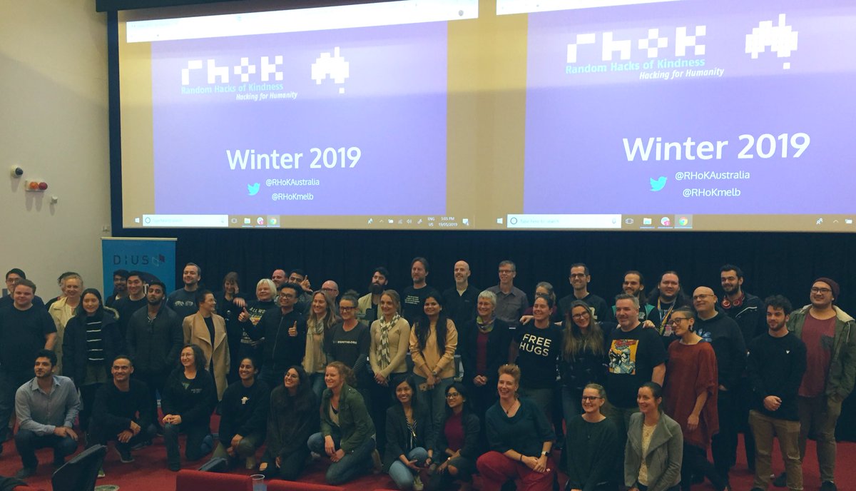 rhokmelb's tweet image. And that’s a wrap for Our Winter 2019 Hackathon 🤘🏼 Thanks to all of our Changemakers @CCGlobalOrg @BeAGoodsmith @onemda Survive &amp;amp; Thrive, DocDir, Good Karma Network &amp;amp; all of our teams - you #rhok #Hackathon