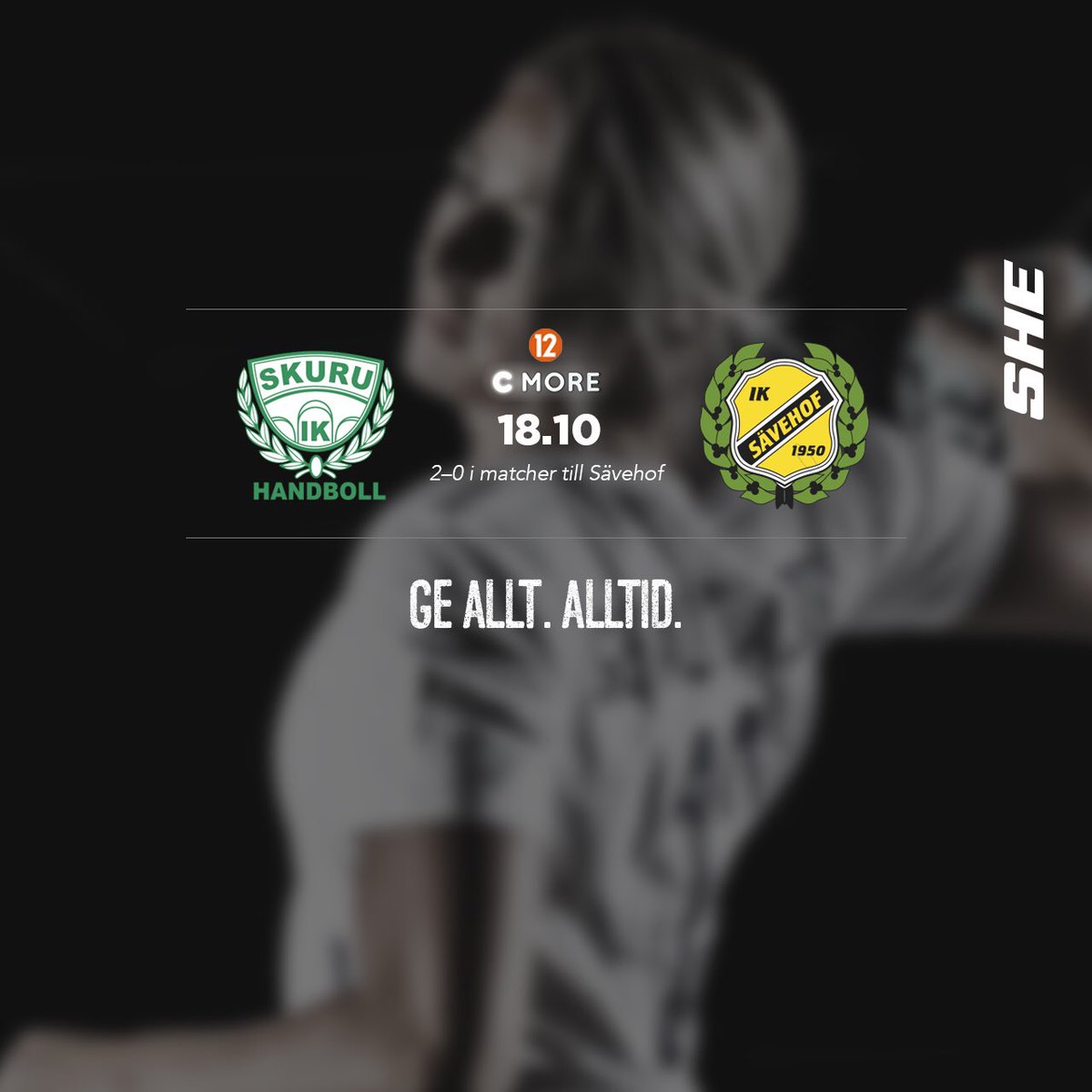 GAMEDAY! Dags för rond tre i SM-finalserien och <a href="/SkuruHandboll/">Skuru IK Handboll</a> är piskat att vinna för att det inte ska bli den sista. <a href="/IK_Savehof/">IK Sävehof</a> blir vid seger svensk mästare för andra året i rad. Matchen ser du på TV12 eller Sportkanalen 18.10 om du inte kan vara på plats i Eriksdalshallen.