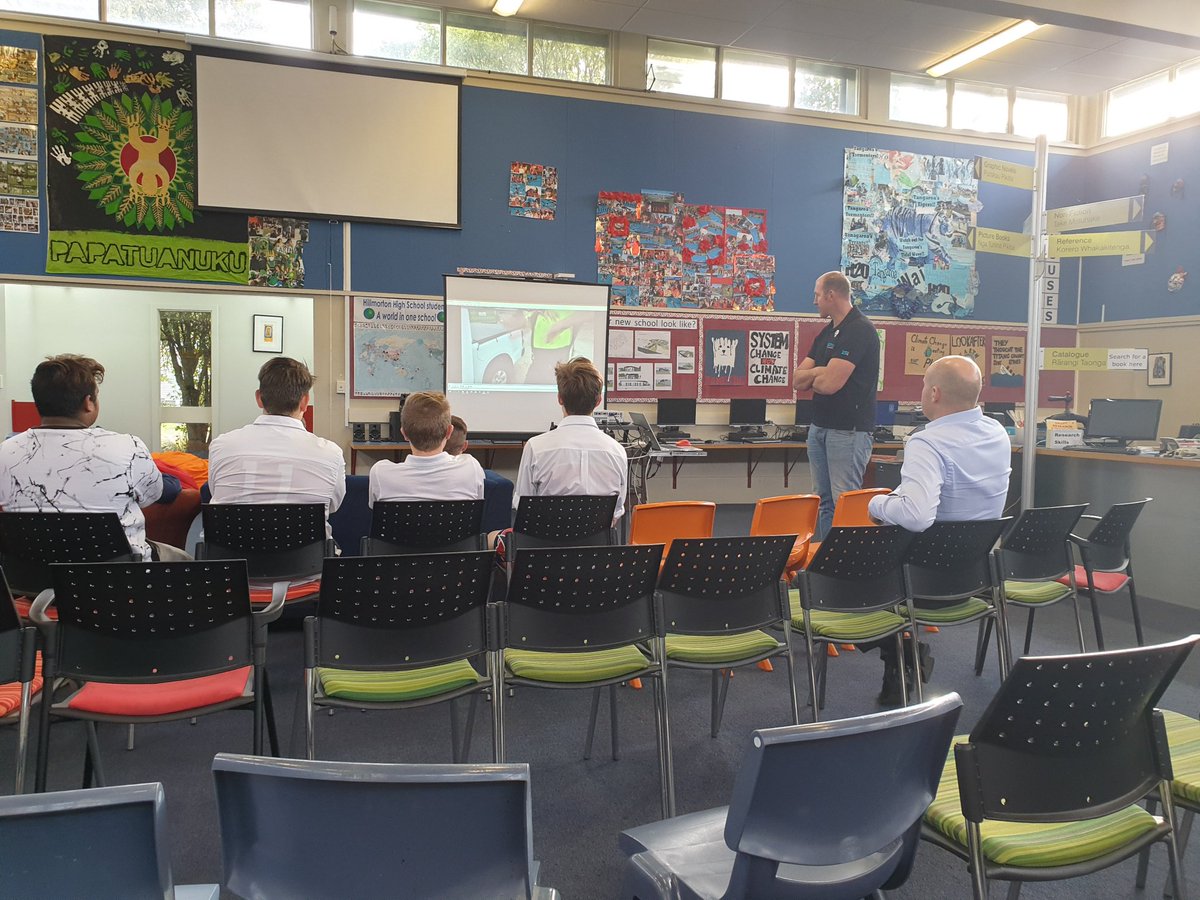 BCITO's tweet photo. Carpenter and ex All Black Chris Jack visited St Bedes, Shirley Boys and Hillmorton High School in Christchurch on Wednesday. 

He was joined by some of the BCITO team and spoke with the school students about how a BCITO apprenticeship works &amp; why the trades are an awesome career https://t.co/kr6SiW7swd
