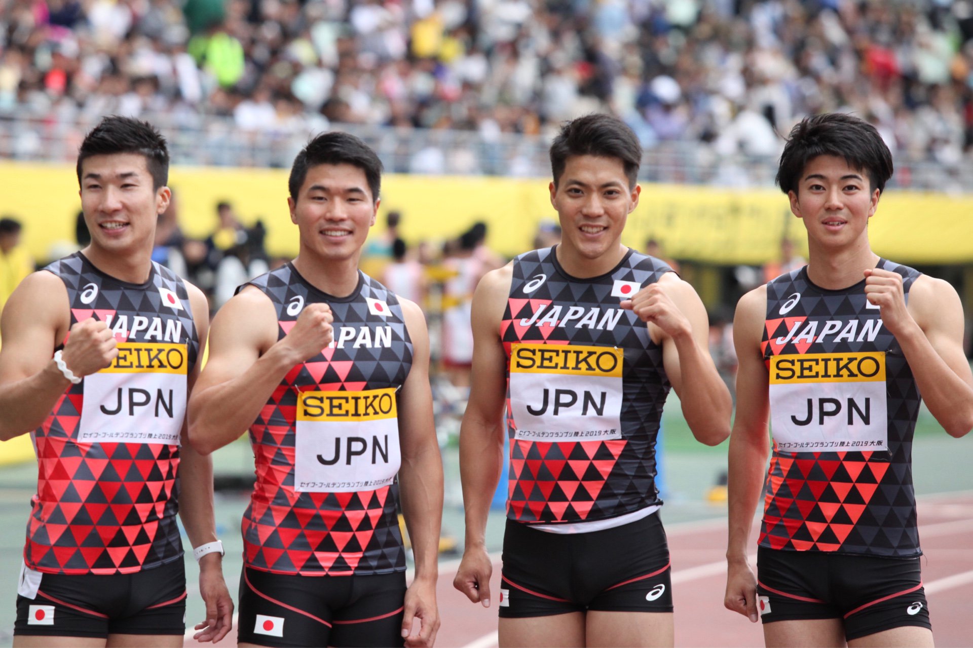 تويتر 4years على تويتر 陸上 セイコーggp 男子400ｍリレー1 日本 多田修平 山縣亮太 小池祐貴 桐生祥秀 38秒00 T Co Lvvjpwbwua