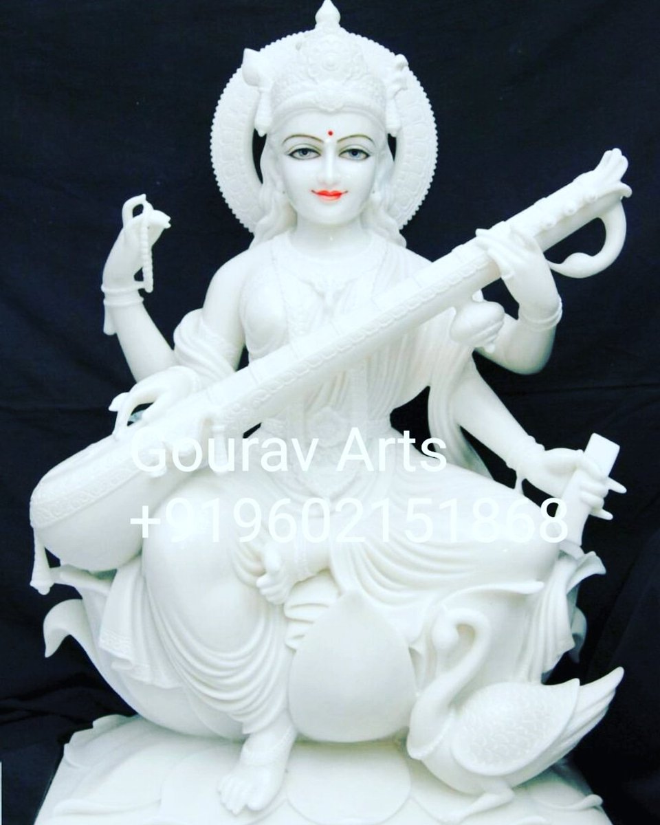 This is 48 inch Saraswati Maa in super white marble with excellent workmanship. If anybody required please contact me call or WhatsApp +919602151868 
#saraswatichandra
#saraswatiarts #saraswatipuja2k19 #saraswatipoojan #saraswatimarblemoorti #sarswatipuja #saraswatitemple