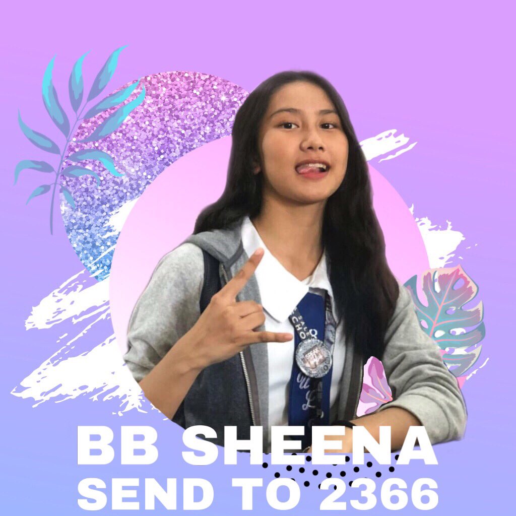 Ashley__Sheena's tweet photo. GUYS VOTE SHEENA CATACUTAN....BB SHEENA SEND TO 2366 #SaveSheena #PBB8GoldSquad https://t.co/FoCvhrONnX