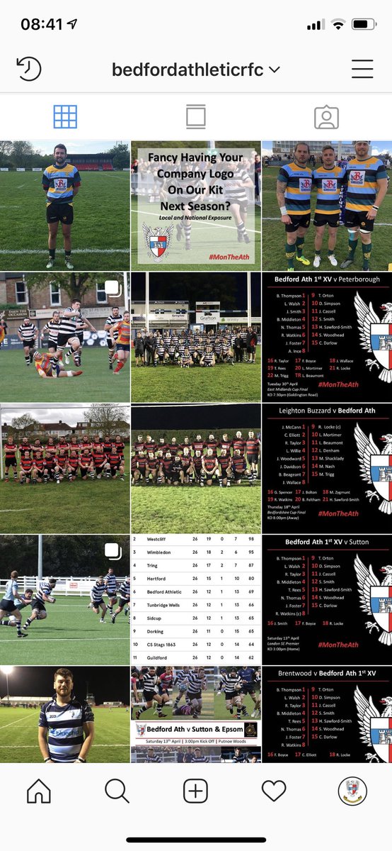 BedfordAthletic's tweet image. Following us on Instagram? Regular posts and updates @bedfordathleticrfc