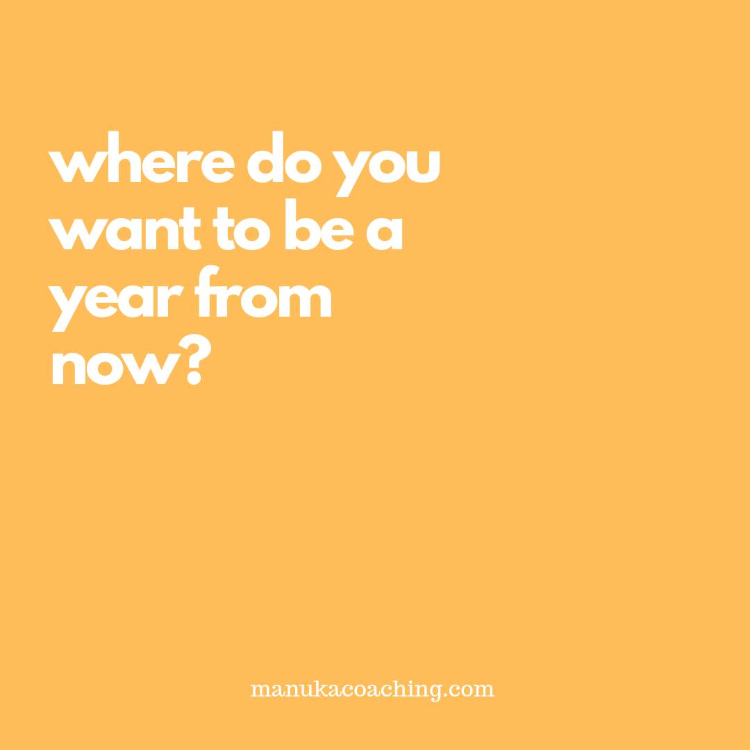 manukacoaching's tweet image. Where do you want to be in a year&apos;s time? Setting yourself new goals and challenges can be invigorating and help you to navigate back through your working life   #manukacoaching  #workplacewellbeing
