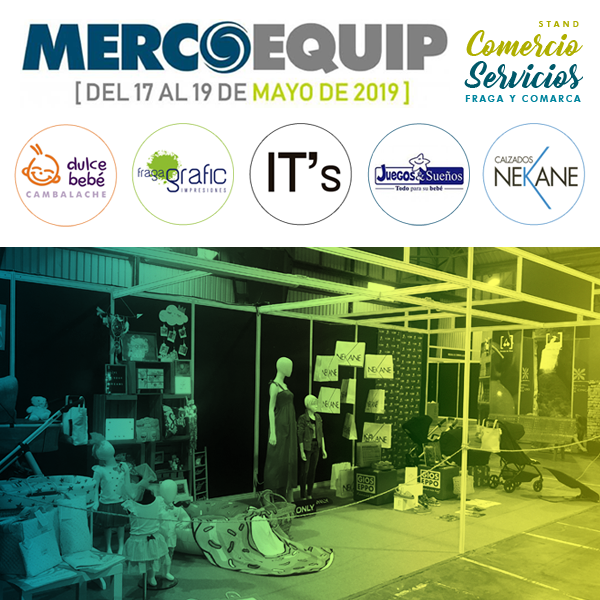 comerciofraga's tweet photo. Hoy es tu última oportunidad de visitar @mercoequip 2019 y el stand COMERCIO Y SERVICIOS FRAGA Y COMARCA con Dulce Bebe Fraga 👶🍼Fraga Grafic 🎨🖨 It's 👩🦰👗 Juegos & Sueños 👶🍼 y Nekane Calzados 👡👞 ¡Visítanos! #comercio #fraga #stand #feria #mercoequip #mercoequip2019 https://t.co/V2Xu2gyfSe