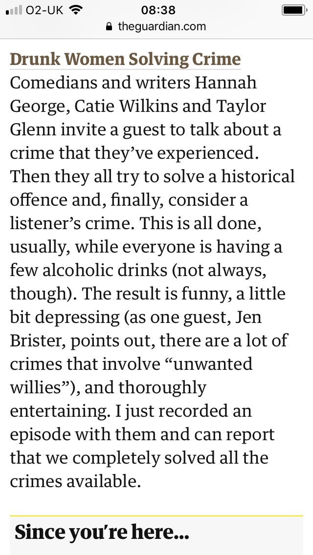 A big thank you to <a href="/msmirandasawyer/">Miranda Sawyer</a> for such a lovely write up in The Guardian! Read the whole article here about George the Poet’s triumph at the Podcast Awards. 🥂🕵️‍♀️🎧 theguardian.com/tv-and-radio/2…