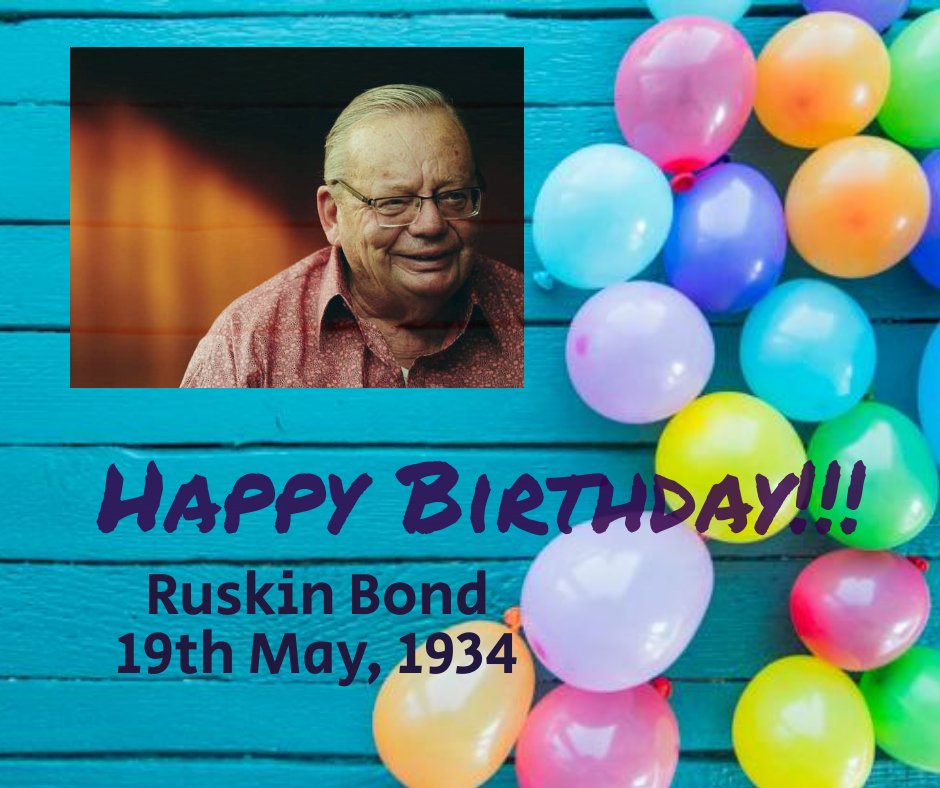BookLustic wishes Ruskin Bond a very happy 85th birthday!!! 