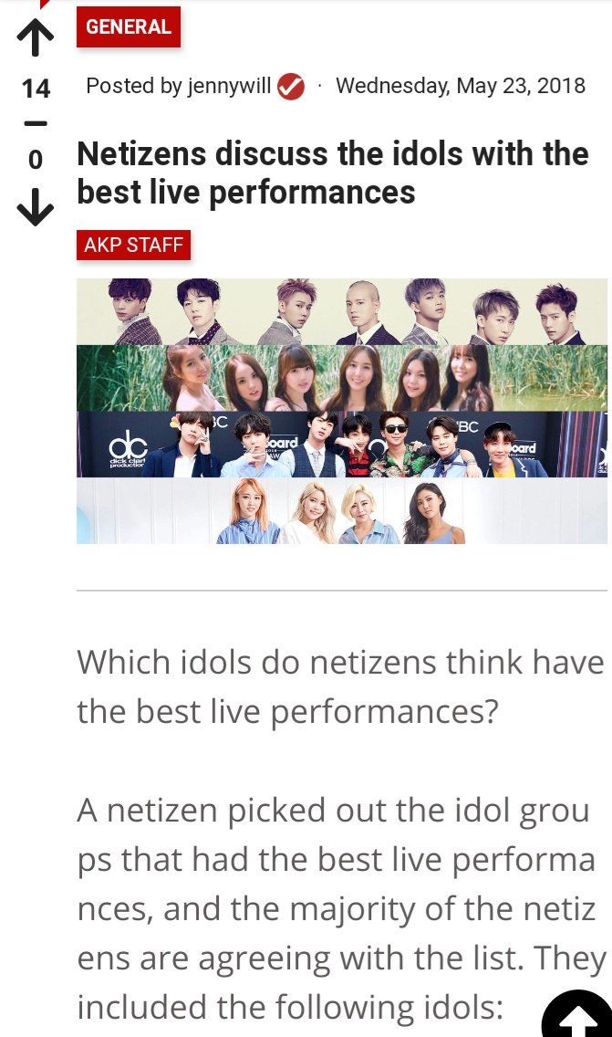 7tobslove's tweet photo. Last May 2018, netizens picked the idols with the best live performances. The list includes:

1. BTOB
2. SHINee
3 . HIGHLIGHT
4. MAMAMOO
5. BTS
6. NU'EST
7. Lovelyz
8. INFINITE
9. iKON
10. BLACKPINK
11. GOT7
12. VIXX
13. PENTAGON
14. BIG BANG
15. GFRIEND https://t.co/0tKheQ6aRZ