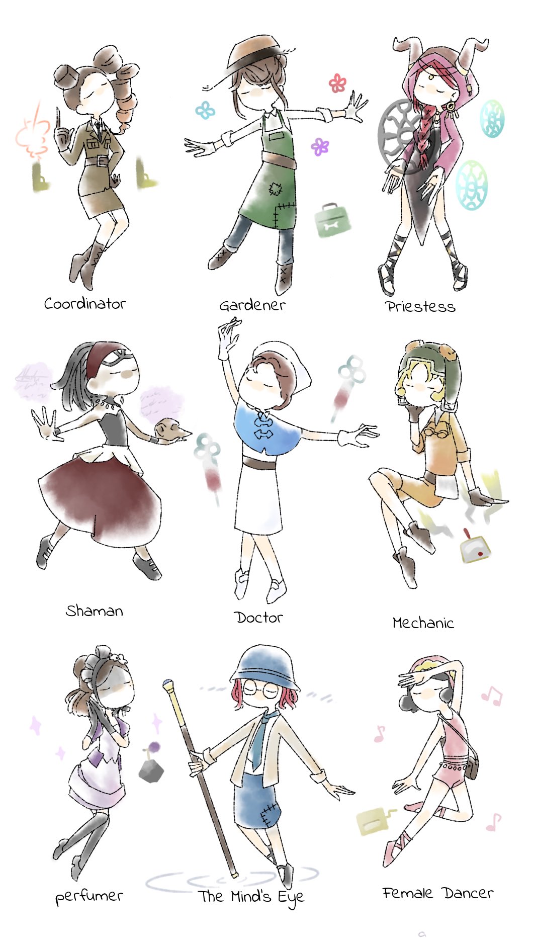 紅紫 アカシ 少しオシャレな女の子サバイバー描きました Identityvイラスト 第五人格イラスト T Co Vswqxesdcy Twitter