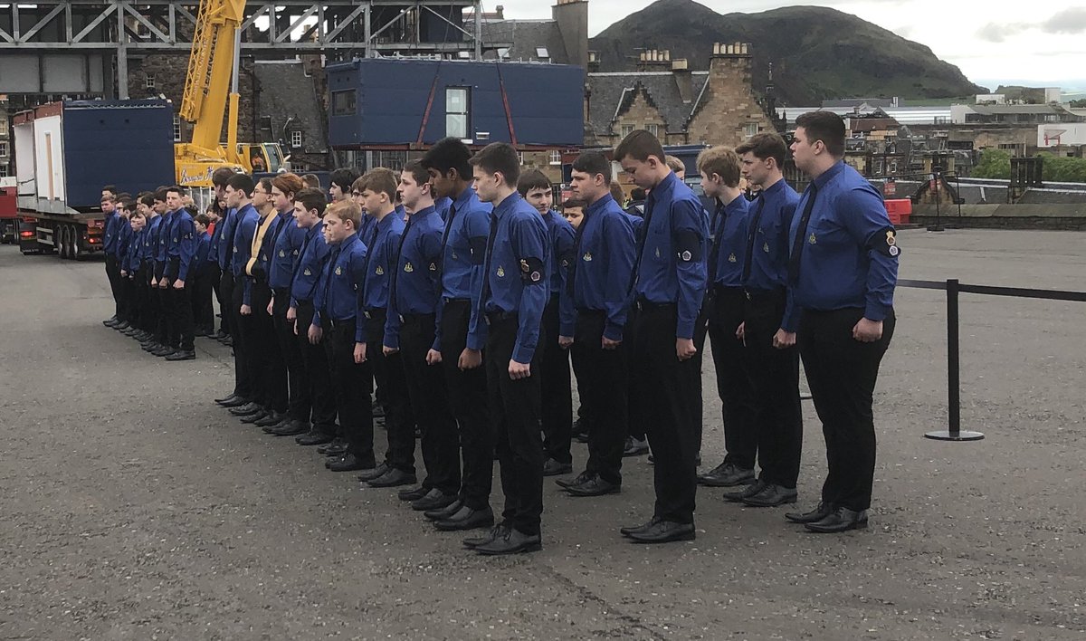 InverclydeBB's tweet photo. Time to fall in the @TheBBScotland #GA2019 Guard of Honour https://t.co/uUutiB2m3L