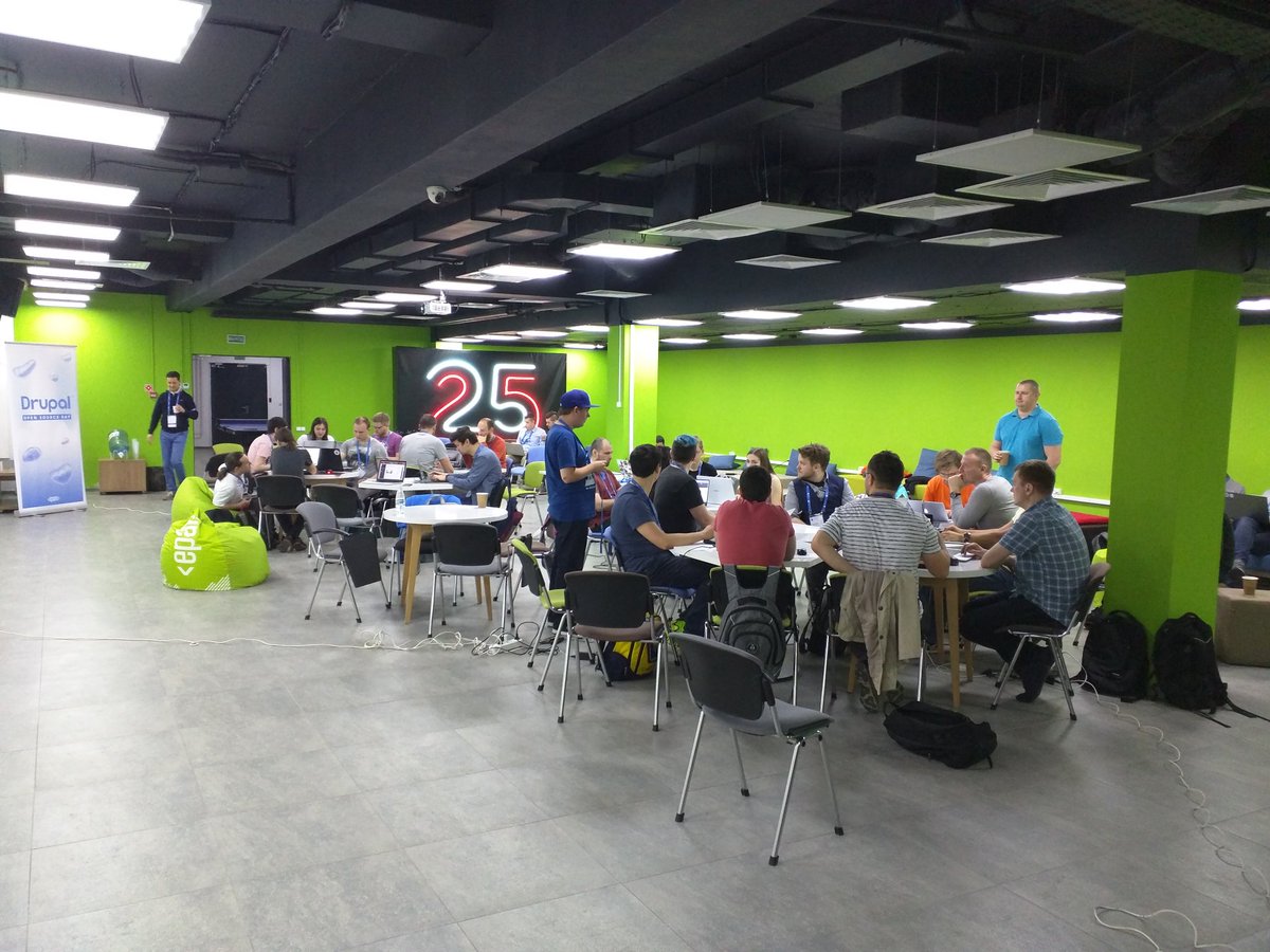 drupalgrandpa's tweet image. Whops.. I&apos;m a mentor #drupalcampby