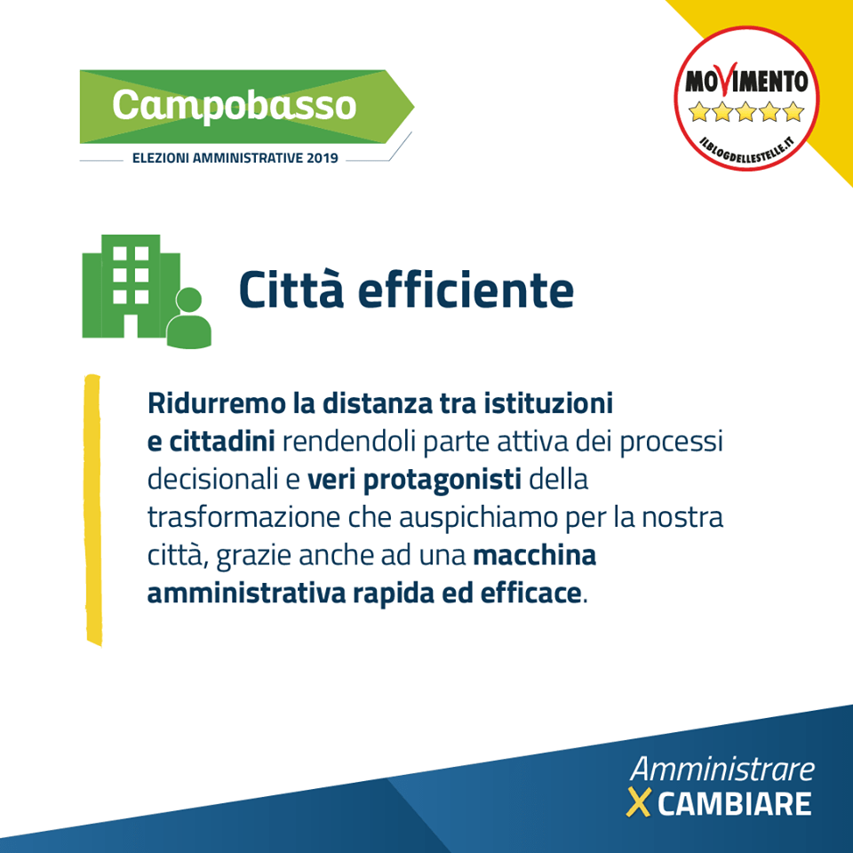 M5SCampobasso's tweet photo. Roberto Gravina : “Chi ha amministrato questa città ha già dimostrato tutta la propria inefficienza anche amministrativa” https://t.co/qlqaYuuzSG https://t.co/QY3sn6Rj8A