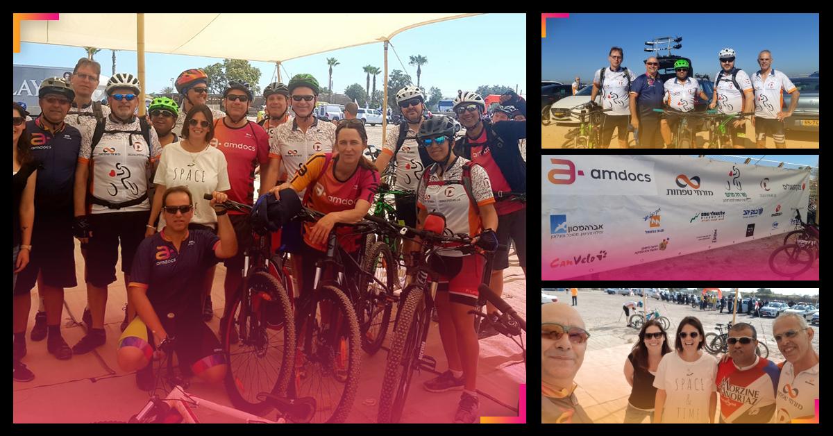 Amdocs's tweet photo. Amdocs Israel riders are proud to take part in the annual ride that contributes to the Ilan Association for people with disabilities. 🚴♀️🚴
Come ride with us! #iamdocs - are you? https://t.co/IZQFfjuubc
#iamdocsIL #impact #doingtherightthing #volunteering https://t.co/pRdZczxorS
