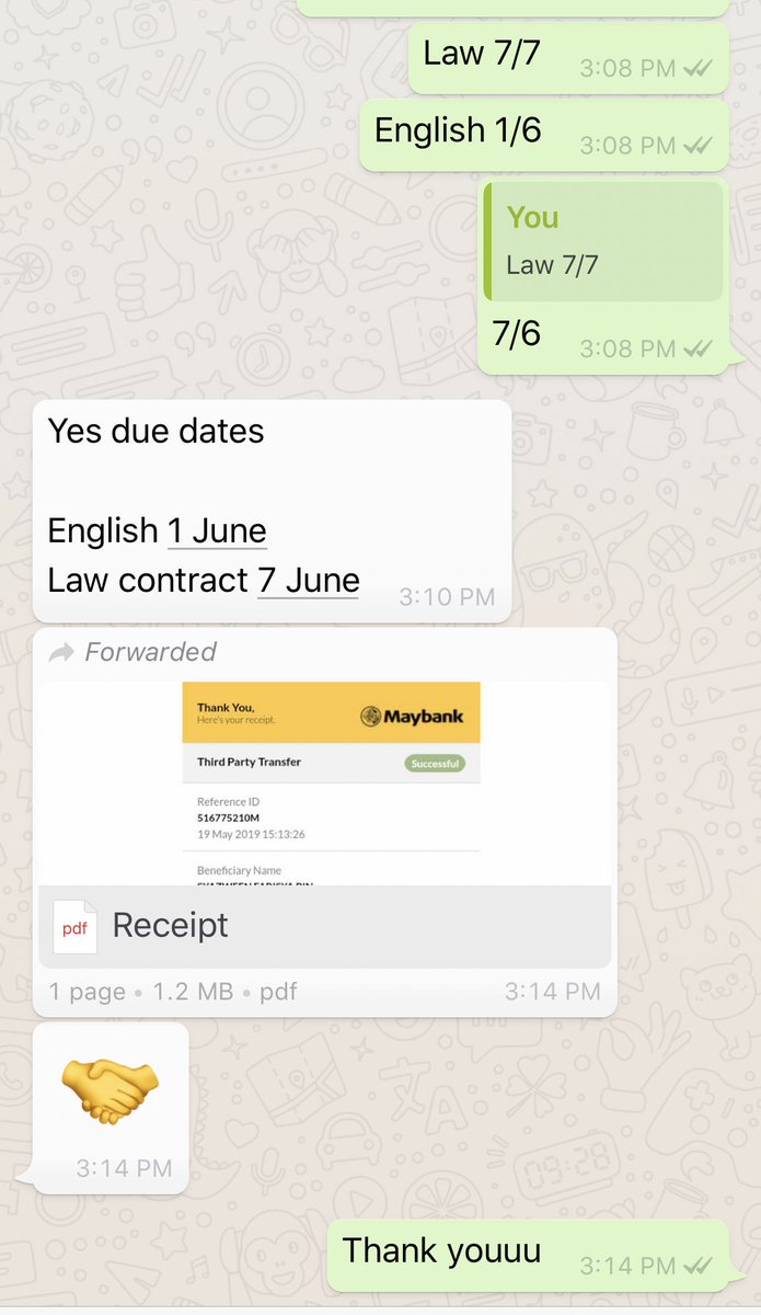 twt_Assignment's tweet image. Repeat customer guys. Mampu?? ๐ This is his/her 2nd and 3rd assignments he/she asked me to do. Takkan orang repeat kalau kerja tak bagus kan? So, apa tunggu lagi? ๐๐๐