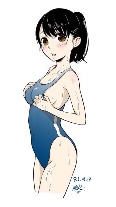 今日の一枚 セイヘキの池野さん🧜🏻‍♀️
競泳水着最高〜! 